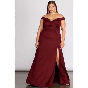 Burgundy Formal Dress NWT